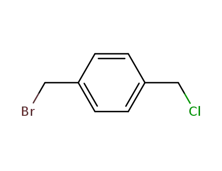 Molecular Structure of 59138-96-4 (Benzene, 1-(bromomethyl)-4-(chloromethyl)-)