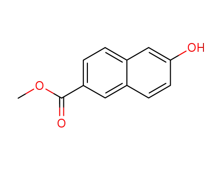Molecular Structure of 17295-11-3 (METHYL 6-HYDROXY-2-NAPHTHOATE)