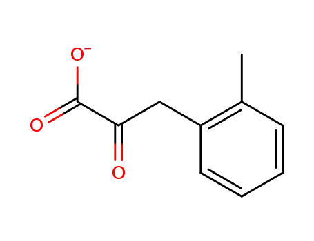 2-Oxo-3-o-tolyl-propionic acid anion