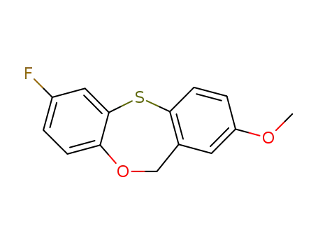 2-fluoro-8-methoxy-6-(1-methyl-4-piperidyl)-6H-dibenz-1,4-oxathiepin