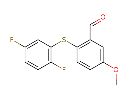 2-(2,5-Difluorophenylthio)-5-methoxybenzaldehyde