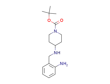 Molecular Structure of 79098-98-9 (tert-butyl 4-(2-aminobenzylamino)piperidine-1-carboxylate)