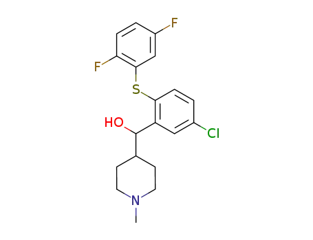 [5-Chloro-2-(2,5-difluoro-phenylsulfanyl)-phenyl]-(1-methyl-piperidin-4-yl)-methanol