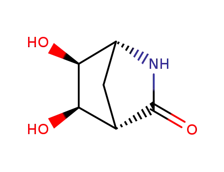 exo-cis-5,6-Dihydroxy-2-azabicyclo<2.2.1>heptan-3-one