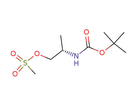 126301-16-4 Carbamic acid, [1-methyl-2-[(methylsulfonyl)oxy]ethyl]-, 1,1-dimethylethyl ester, (S)-