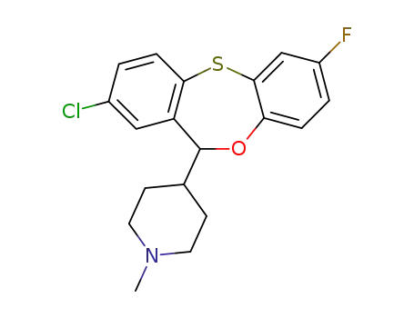 8-Chloro-2-fluoro-6-(1-methyl-4-piperidyl)-6H-dibenz-1,4-oxathiepin