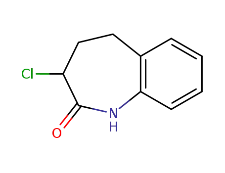 Molecular Structure of 86499-23-2 (3-Chloro-1,3,4,5-tetrahydro-2H-1-benzazepin-2-one)