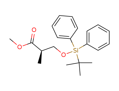 Propanoic acid, 3-[[(1,1-dimethylethyl)diphenylsilyl]oxy]-2-methyl-,
methyl ester, (2S)-