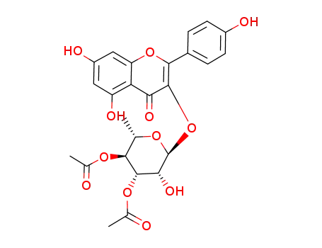 Kaempferol-3-O-(3,4-O-diacetyl-α-L-rhamnopyranoside)