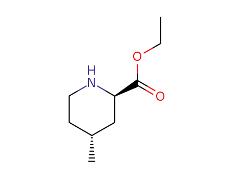 Molecular Structure of 74892-82-3 (Ethyl (2R,4R)-4-methyl-2-piperidinecarboxylate)