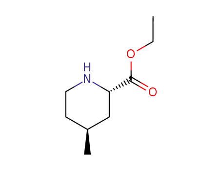 Molecular Structure of 78306-52-2 ((2S-trans)-4-Methyl-2-piperidinecarboxylic Acid Ethyl Ester)