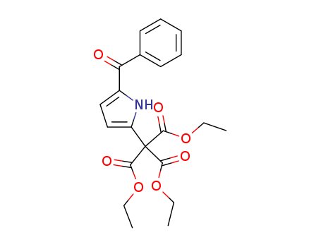 Methanetricarboxylic acid, (5-benzoyl-1H-pyrrol-2-yl)-, triethyl ester