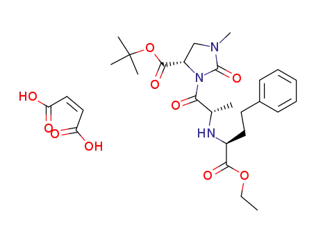 tert-Butyl (4S)-3-<(2S)-2-amino>propionyl>-1-methyl-2-oxoimidazolidine-4-carboxylate Hydrogenmaleate