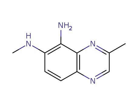 2-Methyl-7-methylamino-8-amino-quinoxaline