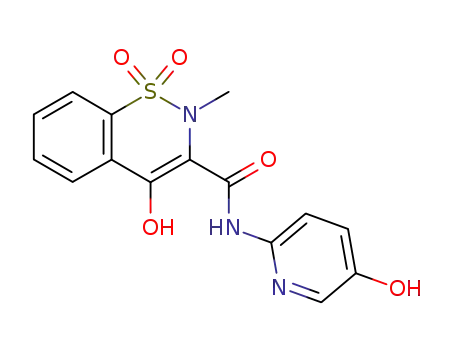 Molecular Structure of 77459-78-0 (5'-hydroxypiroxicam)