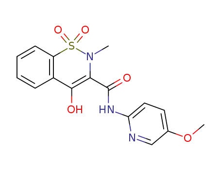 N-(5'-methoxy-2'-pyridyl)-4-hydroxy-2-methyl-2H-1,2-benzothiazine-3-carboxamide 1,1-dioxide