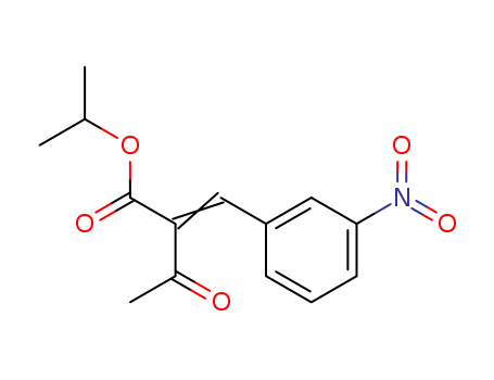 Isopropyl 2-(3-nitrobenzylidene)acetoacetate(39562-25-9)