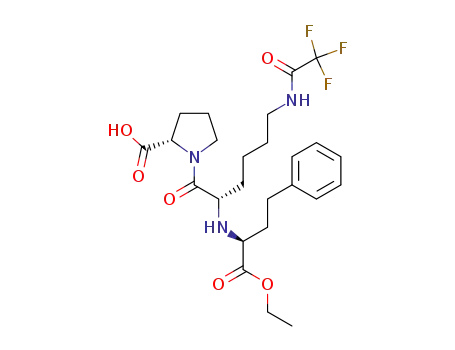 Nε-(trifluoroacetyl)-Nα-<(S)-1-(ethoxycarbonyl)-3-phenylpropyl>-L-lysyl-L-proline