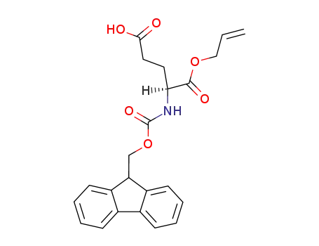 Molecular Structure of 144120-54-7 (FMOC-GLU-OALL)