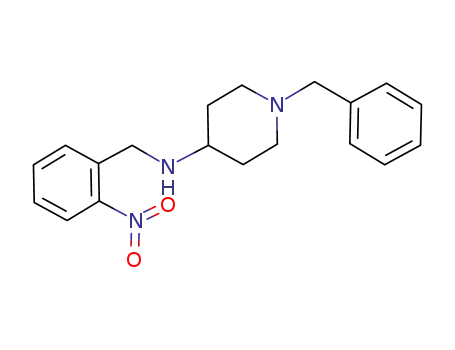1-Benzyl-N-[(2-nitrophenyl)-methyl]piperidin-4-amine