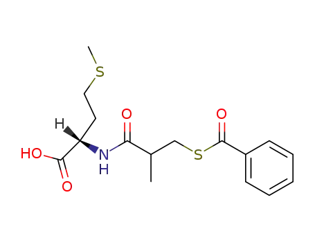 (S)-2-(3-Benzoylsulfanyl-2-methyl-propionylamino)-4-methylsulfanyl-butyric acid
