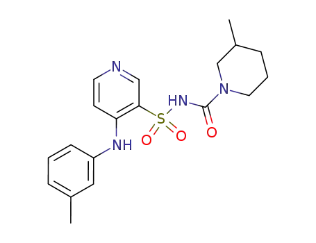 4-m-Tolylamino-pyridine-3-sulfonic acid (3-methyl-piperidine-1-carbonyl)-amide