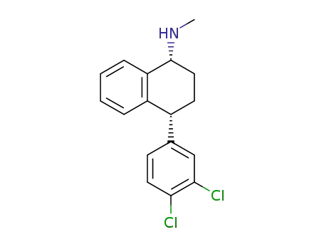cis-4-(3,4-dichlorophenyl)-1,2,3,4-tetrahydro-N-methyl-1-naphthaleneamine