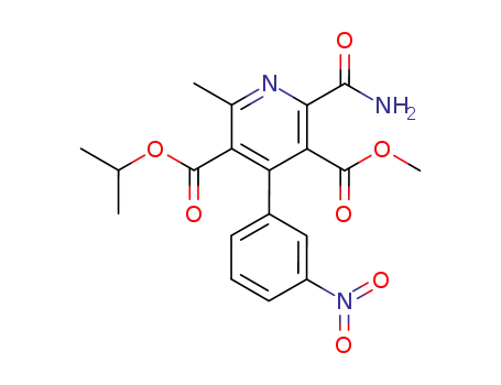 isopropyl 2-carbamoyl-3-methoxycarbonyl-6-methyl-4-(3-nitrophenyl)pyridine-5-carboxylate