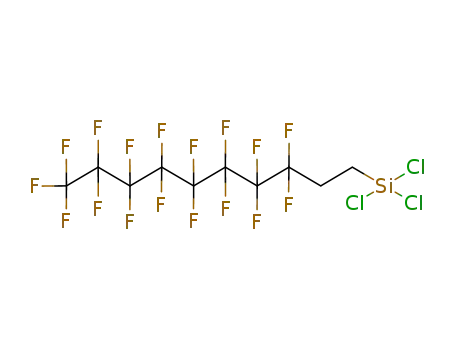 Molecular Structure of 78560-44-8 (1H,1H,2H,2H-Perfluorodecyltrichlorosilane)
