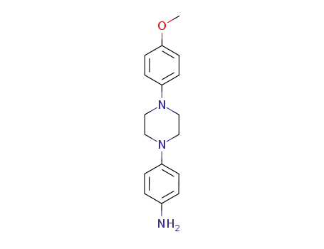 Molecular Structure of 74852-62-3 (1-(4-Aminophenyl)-4-(4-methoxyphenyl)piperazine)