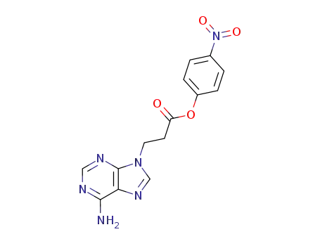 9-(2-carboxyethyl)adenine p-nitrophenyl ester