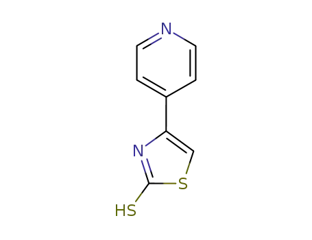 Molecular Structure of 77168-63-9 (4-(4-Pyridinyl)thiazole-2-thiol)