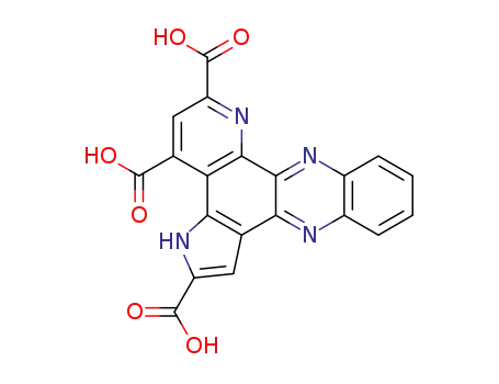 3H-3,7,8,13-Tetraaza-benzo[a]cyclopenta[c]anthracene-2,4,6-tricarboxylic acid