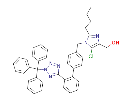 {2-Butyl-5-chloro-1-[2'-(2-trityl-2H-tetrazol-5-yl)-biphenyl-4-ylmethyl]-1H-imidazol-4-yl}-methanol