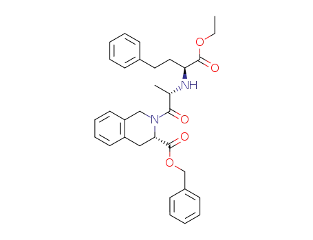 Quinapril benzyl ester maleate.