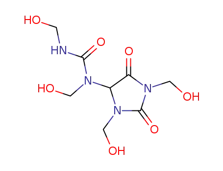 Urea,N-[1,3-bis(hydroxymethyl)-2,5-dioxo-4-imidazolidinyl]-N,N'-bis(hydroxymethyl)-