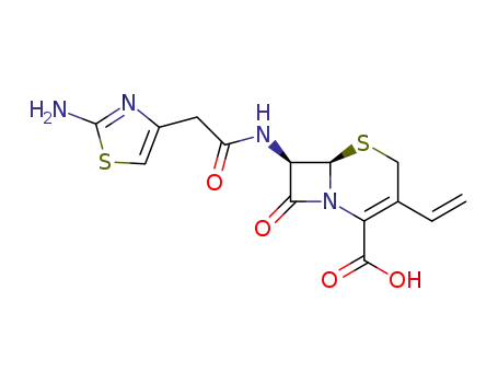 7-[(2-aminothiazol-4-yl)acetamido]-3-vinyl-3-cephem-4-carboxylic acid