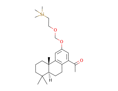 14-acetyl-12-<2'-(trimethylsilyl)ethoxymethoxy>podocarpa-8,11,13-triene