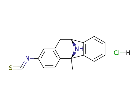 (+)-2-isothiocyanato-5-methyl-10,11-dihydro-5H-dibenzocyclohepten-5,10-imine hydrochloride