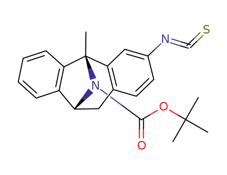 (+)-N-<(tert-butyloxy)carbonyl>-3-isothiocyanato-5-methyl-10,11-dihydro-5H-dibenzocyclohepten-5,10-imine