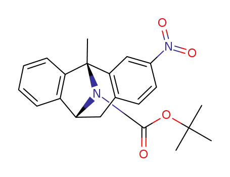 (+)-N-<(tert-butyloxy)carbonyl>-3-nitro-5-methyl-10,11-dihydro-5H-dibenzocyclohepten-5,10-imine