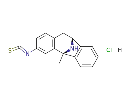 (+)-3-isothiocyanato-5-methyl-10,11-dihydro-5H-dibenzocyclohepten-5,10-imine hydrochloride