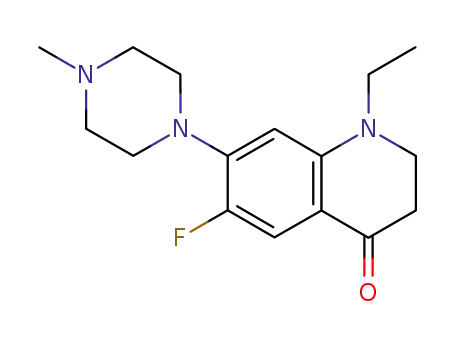 1-ethyl-6-fluoro-7-(4-methylpiperazin-1-yl)-2,3-dihydroquinolin-4(1Η)-one