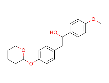 1-(4'-methoxyphenyl)-2-<4'-(tetrahydro-2''H-pyran-2''-yloxy)phenyl>ethanol