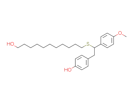 14-(4'-hydroxyphenyl)-13-(4'-methoxyphenyl)-12-thiatetradecanol