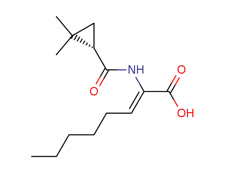 (+)-(Z)-2-(2,2-dimethylcyclopropanecarboxamido)-2-octenoic acid