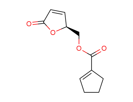 (-)-R-4-(cyclopent-1-ene-1-carbonyloxymethyl)but-2-en-4-olide