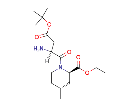 (2R,4R)-1-((S)-2-Amino-3-tert-butoxycarbonyl-propionyl)-4-methyl-piperidine-2-carboxylic acid ethyl ester