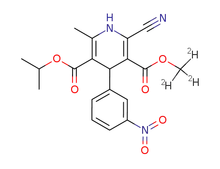 trideuteriomethyl 2-cyano-5-isopropoxycarbonyl-6-methyl-4-(3-nitrophenyl)-1,4-dihydropyridine-3-carboxylate