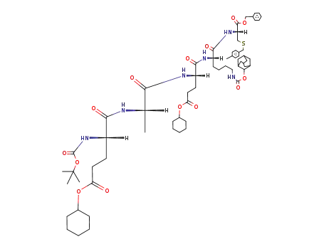 Boc-Glu(O-Chx)-Ala-Glu(O-Chx)-Lys(2-Adoc)-Cys(MeBzl)-OBzl